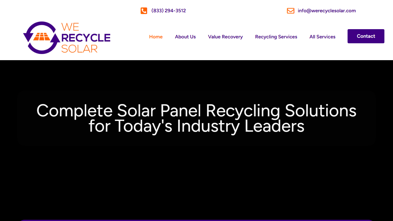 We Recycle Solar